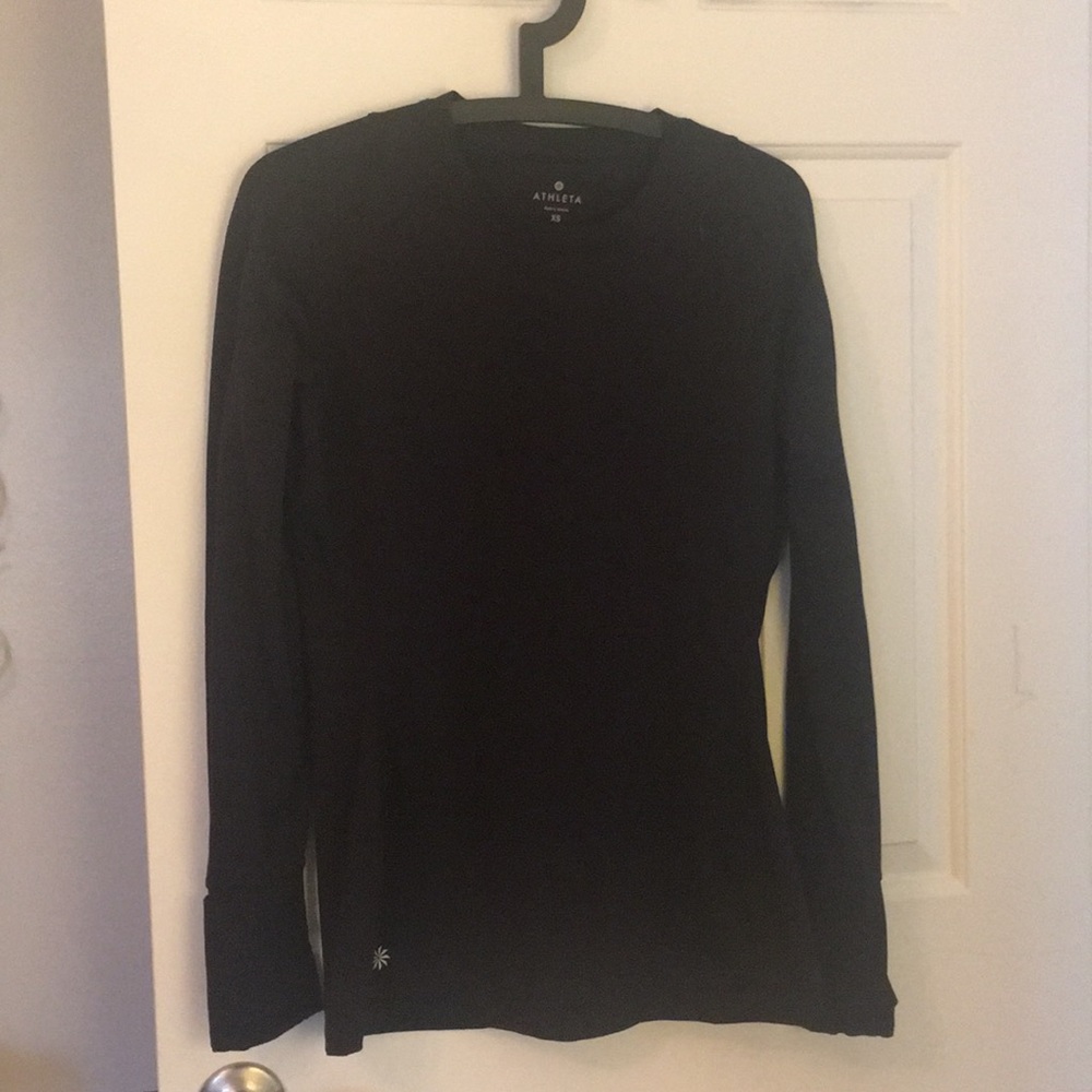 Athleta running long sleeve top